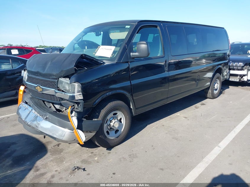 Vin: 1gazg1fgxf1196568, lot: 45733799, chevrolet express 3500 lt 20152