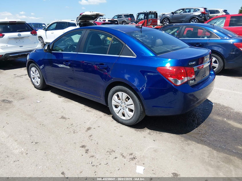 Vin: 1g1pc5sh9c7163417, lot: 45733832, chevrolet cruze ls 20123