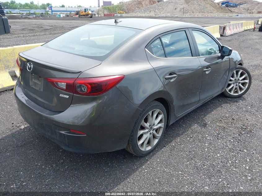 Vin: jm1bm1w39e1183615, lot: 45733834, mazda mazda3 s grand touring 20144