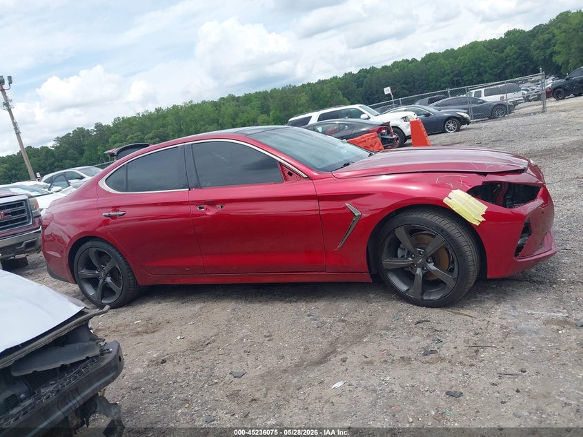 2019 Genesis G70 2.0T Advanced VIN: KMTG44LA6KU025819 Lot: 45236075