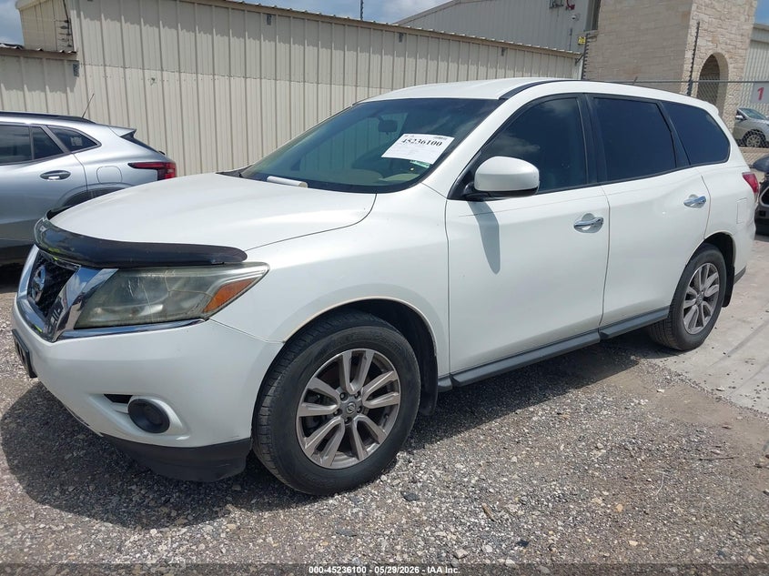 2014 NISSAN PATHFINDER auction photo 2
