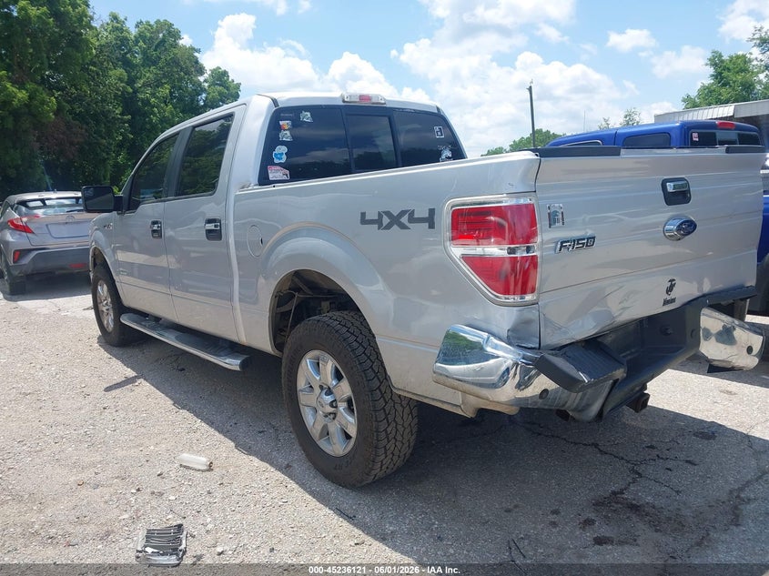 Vin: 1ftfw1et9dkf72437, lot: 45733912, ford f-150 xlt 20133