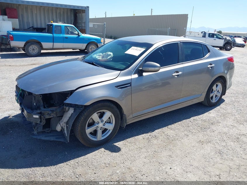 Vin: 5xxgm4a71fg442329, lot: 45733922, kia optima lx 20152
