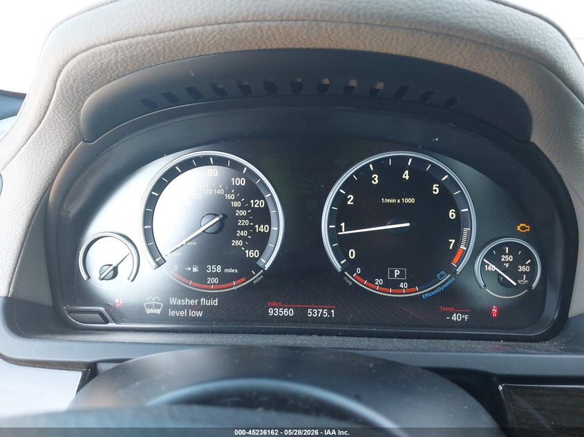 2012 BMW 750Li VIN: WBAKB8C58CDX20861 Lot: 45236162