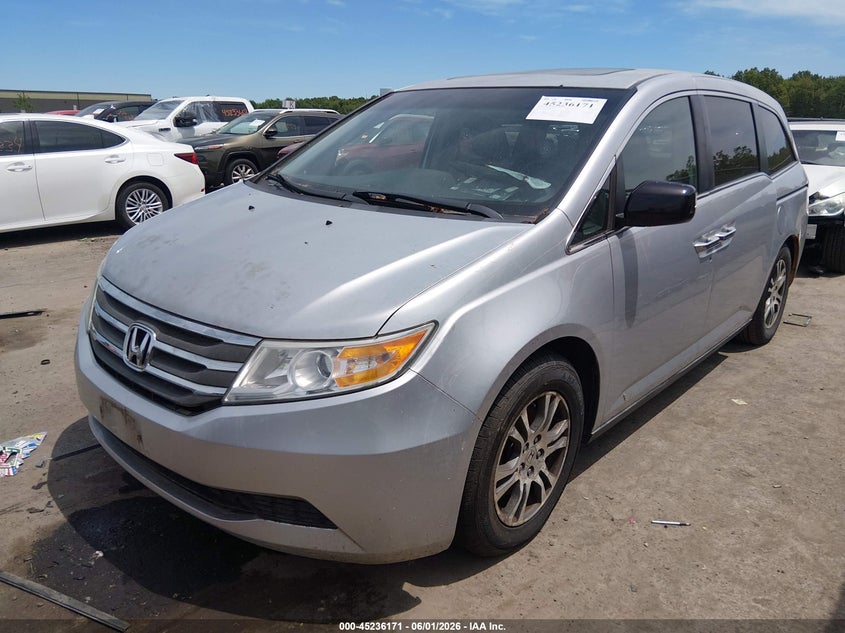 Vin: 5fnrl5h66bb013232, lot: 45733962, honda odyssey ex-l 20112