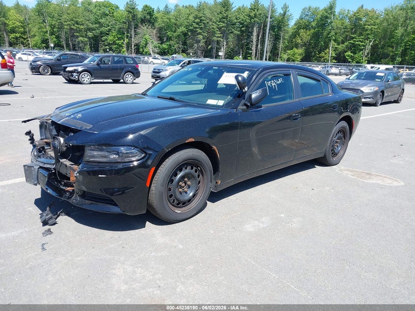 Vin: 2c3cdxkt4fh897866, lot: 45733981, dodge charger police 20152