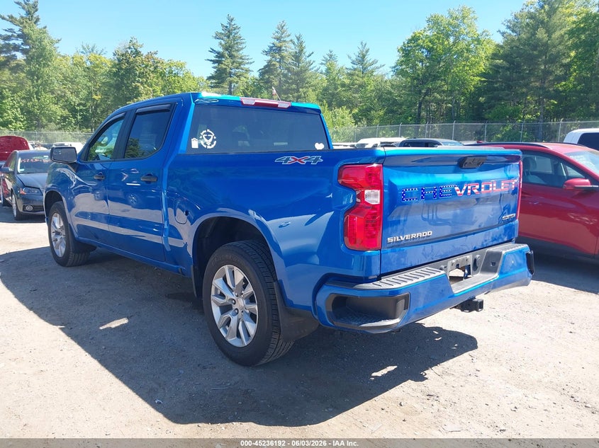 Vin: 1gcpdbek3nz588066, lot: 45733983, chevrolet silverado 1500 4wd  short bed custom 20223