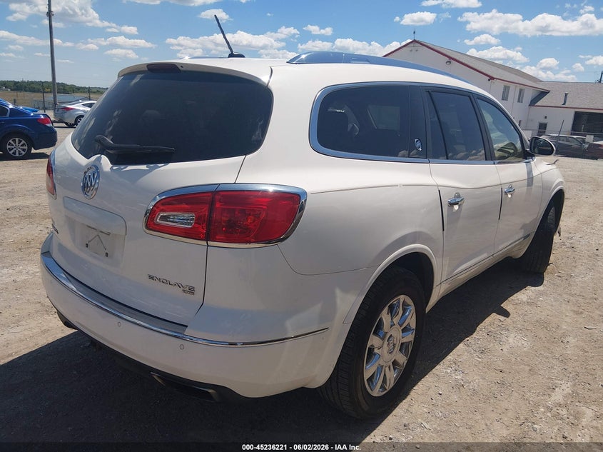 Vin: 5gakvbkdxfj108653, lot: 45734012, buick enclave leather 20154