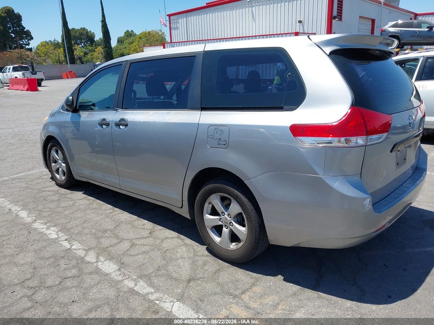 2011 TOYOTA SIENNA VAN 3.5L V-6 DOHC, VVT, 265HP