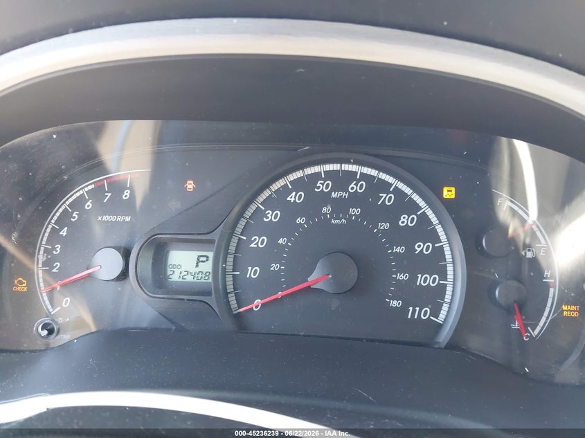 2011 TOYOTA SIENNA VAN 3.5L V-6 DOHC, VVT, 265HP