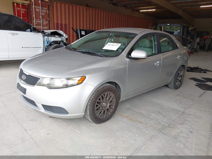 2012 Kia Forte 2.0 Lx silver Lot 111045236277 Vin KNAFT4A29C5642505