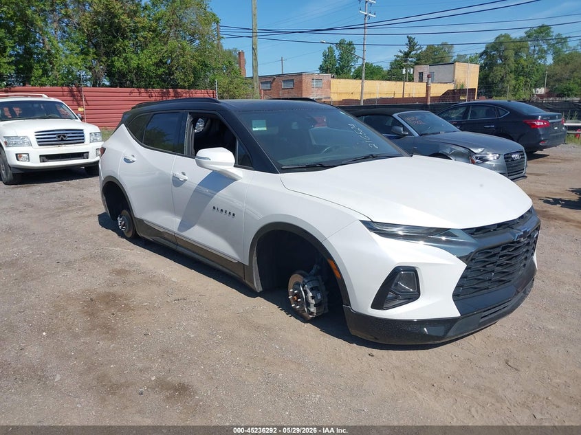 Vin: 3gnkbkrs2ns216524, lot: 45734083, chevrolet blazer awd rs 2022 img_1