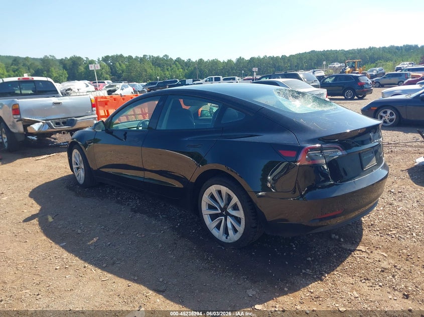 Vin: 5yj3e1eb8nf189813, lot: 45734086, tesla model 3 long range dual motor all-wheel drive 20223