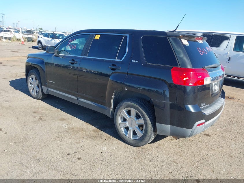 2CTFLREC1B6441577 2011 Gmc Terrain 2.4 Sle-1 black