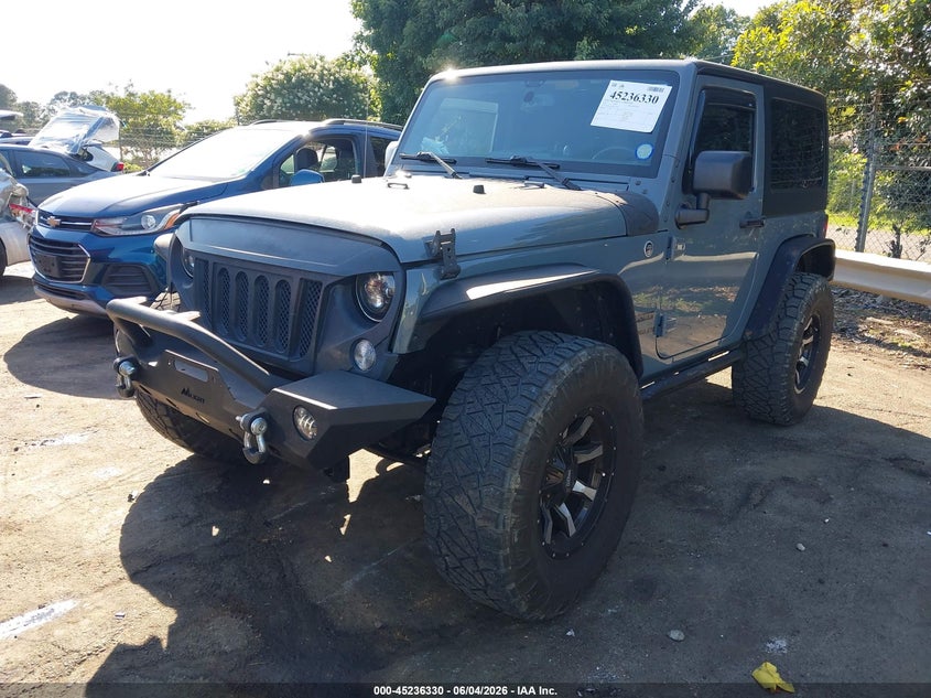 Vin: 1c4ajwag0fl773705, lot: 45734121, jeep wrangler sport 20152