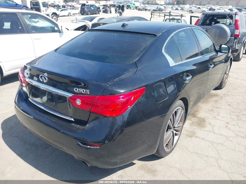 Vin: jn1bv7ap2em685040, lot: 45734125, infiniti q50 sport 20144