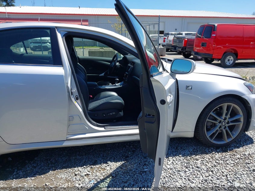 2012 Lexus Is 2.5 Is 250 silver Lot 111045236340 Vin JTHBF5C2XC5159227