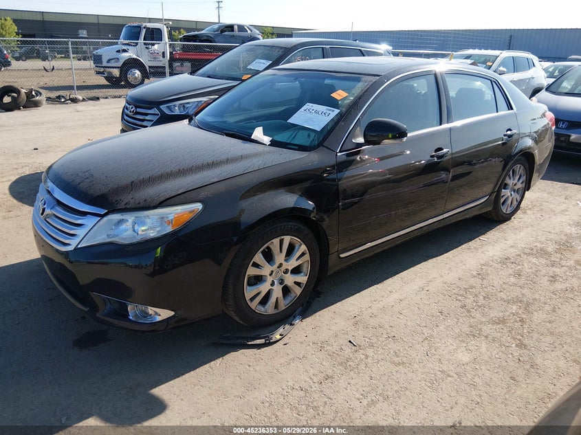 Vin: 4t1bk3dbxcu451977, lot: 45734144, toyota avalon 20122