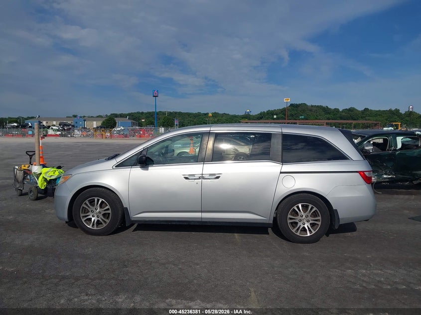 2012 Honda Odyssey 3.5 Ex silver Lot 111045236381 Vin 5FNRL5H43CB124384
