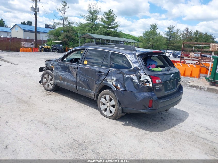 2012 Subaru Outback 2.5 2.5I Premium grey Lot 111045236395 Vin 4S4BRBGC5C3271855