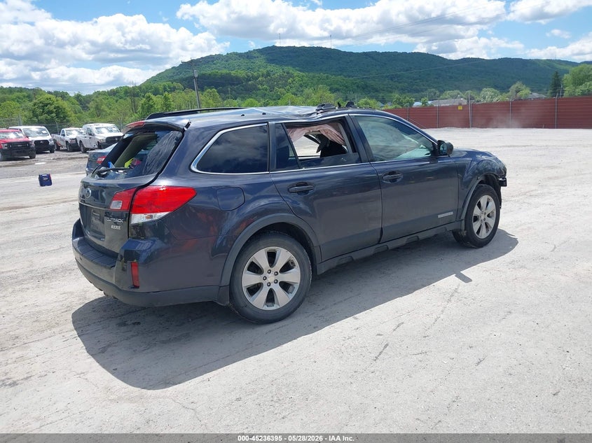 2012 Subaru Outback 2.5 2.5I Premium grey Lot 111045236395 Vin 4S4BRBGC5C3271855