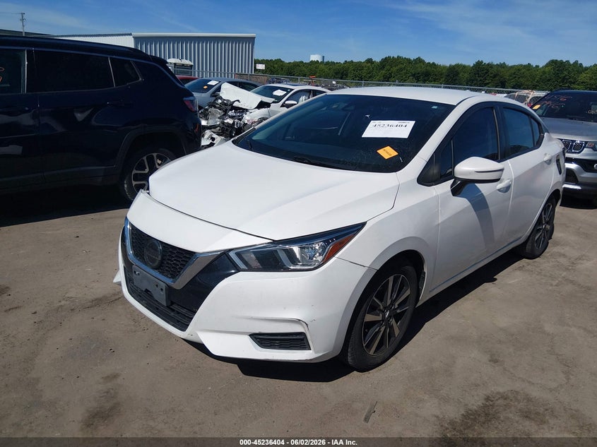 Vin: 3n1cn8ev4ml841302, lot: 45734195, nissan versa sv xtronic cvt 20212