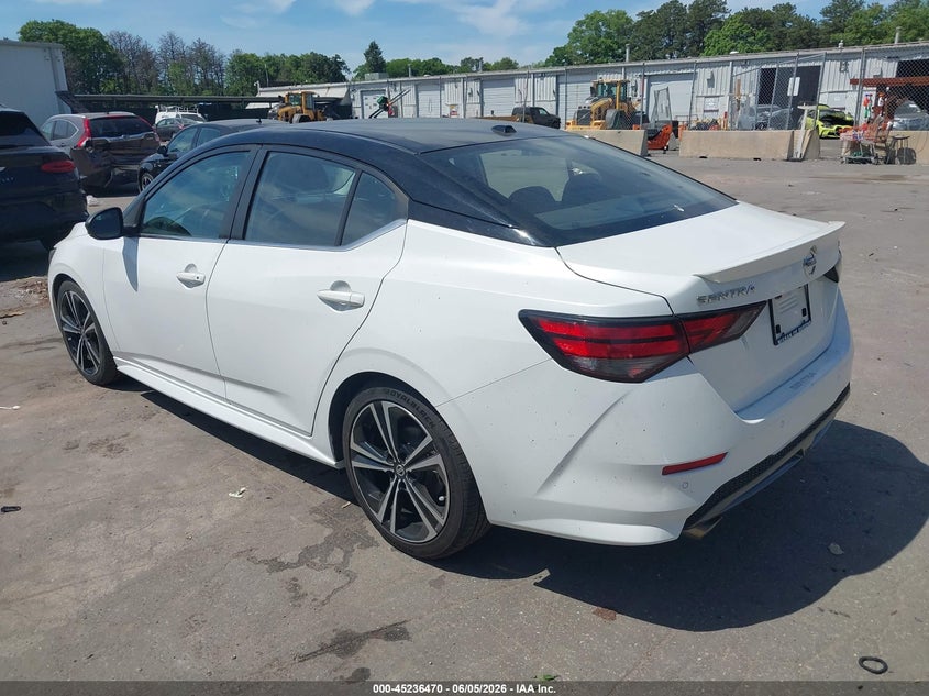 Vin: 3n1ab8dv2my258232, lot: 45734261, nissan sentra sr xtronic cvt 20213
