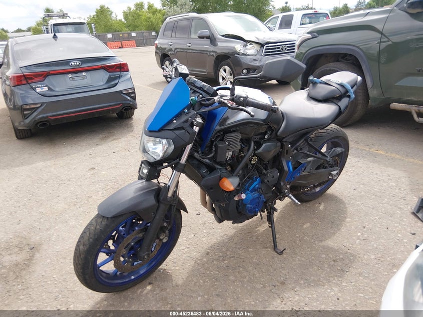 2020 YAMAHA MT07 auction photo 2