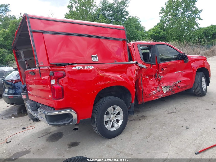 Vin: 1gcrydek4mz374582, lot: 45734278, chevrolet silverado 1500 4wd  standard bed lt 20214