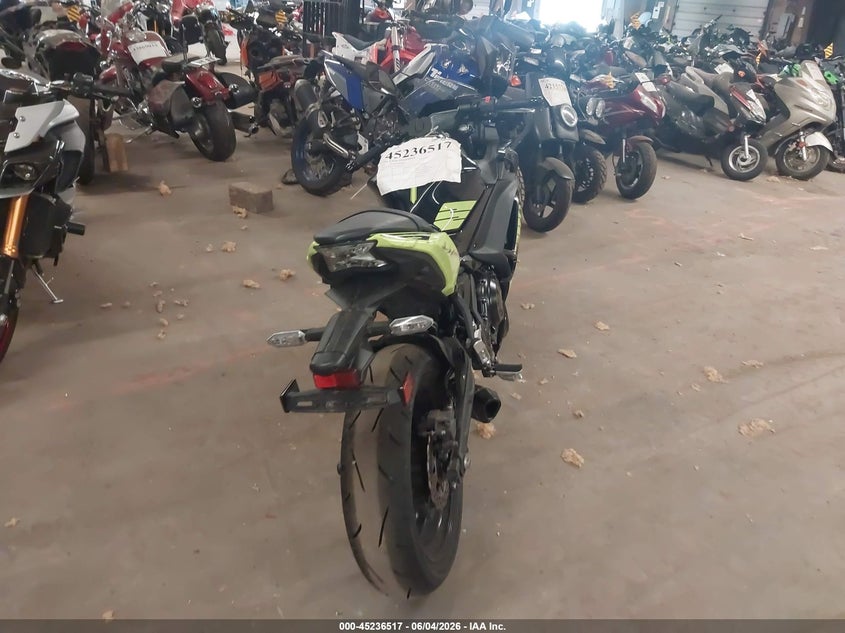 2026 Kawasaki Ex650 P VIN: ML5EXEP1XTDAH5713 Lot: 45236517