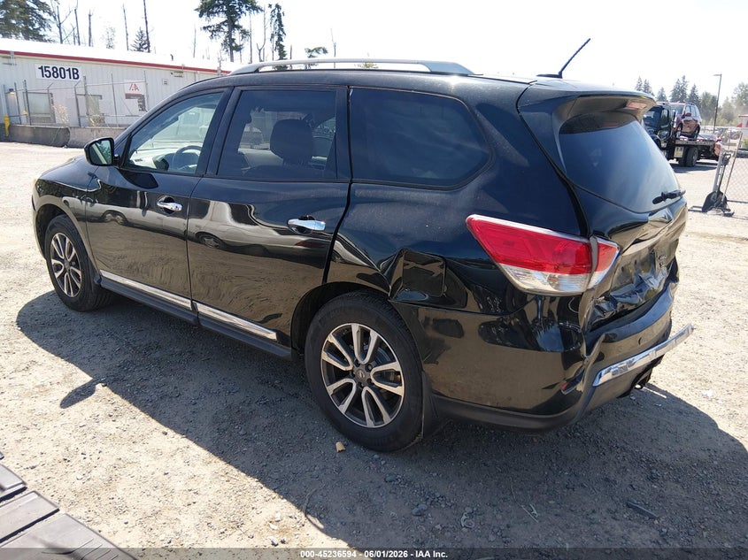 Vin: 5n1ar2mm8ec602892, lot: 45734385, nissan pathfinder sl 20143