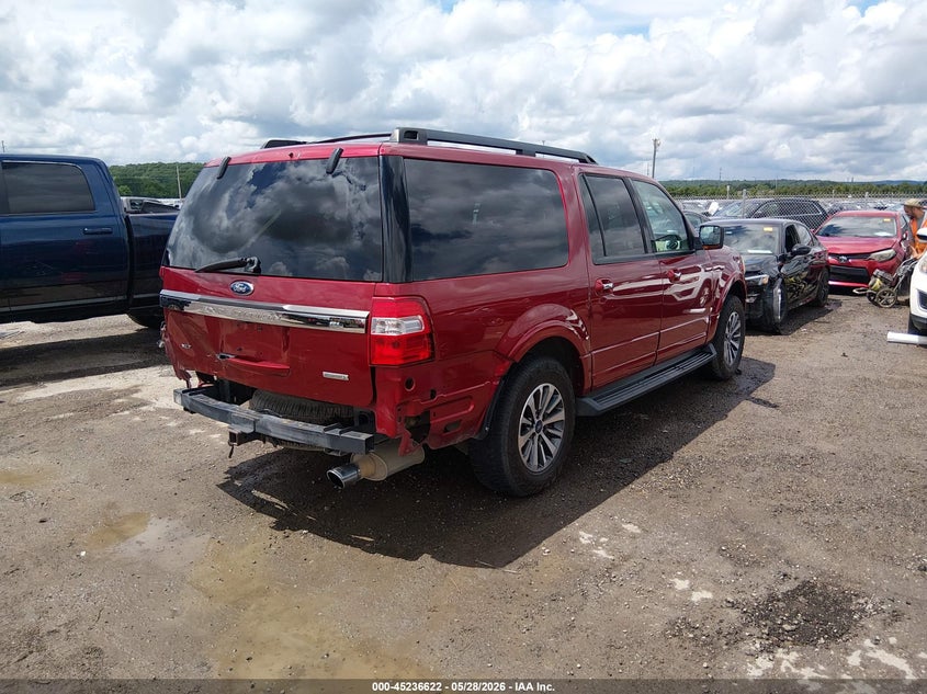 Vin: 1fmjk1ht7gef05741, lot: 45734413, ford expedition el xlt 20164