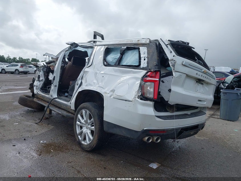 Vin: 1gnscgkl7mr381354, lot: 45734494, chevrolet suburban 2wd high country 20213