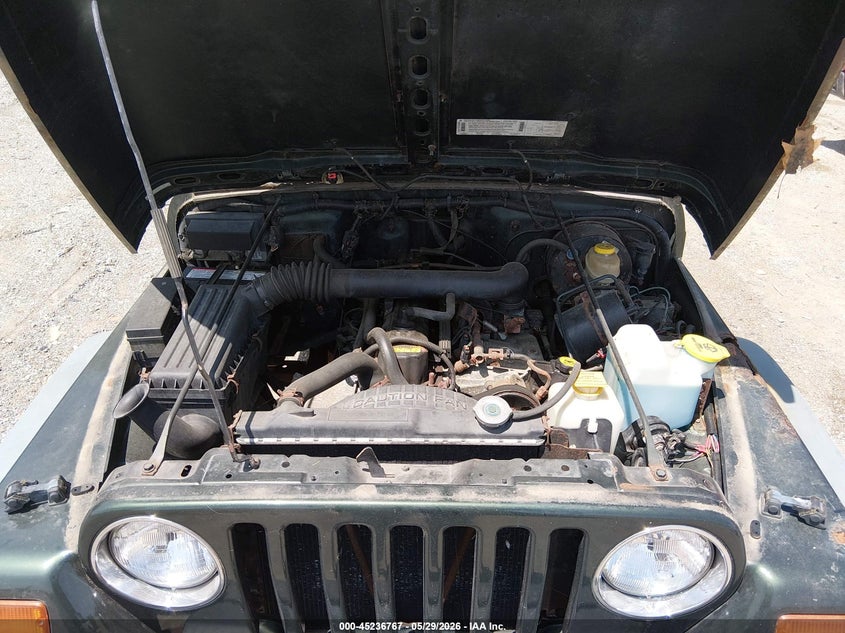 1997 Jeep Wrangler Sport VIN: 1J4FY19S6VP445123 Lot: 45236767