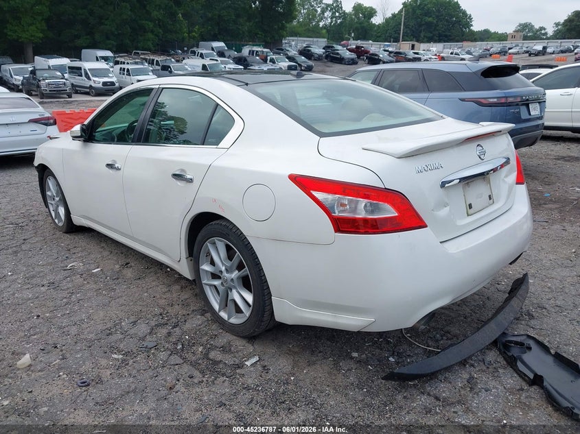 Vin: 1n4aa5ap5ac835088, lot: 45734578, nissan maxima 3.5 sv 20103