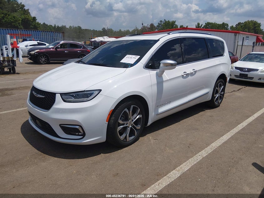 Vin: 2c4rc3pg3nr183913, lot: 45734582, chrysler pacifica pinnacle awd 20222
