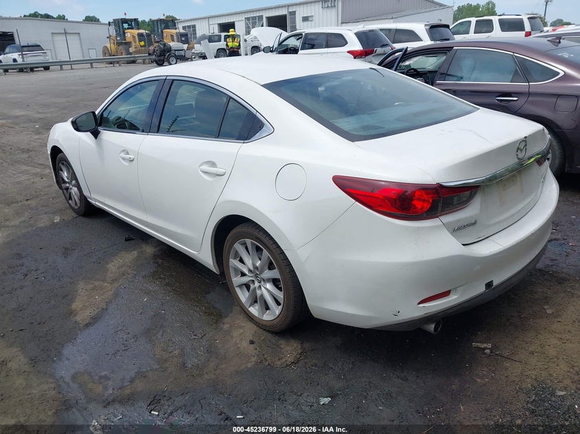 Vin: jm1gj1u50g1446953, lot: 45734590, mazda mazda6 i sport 20163