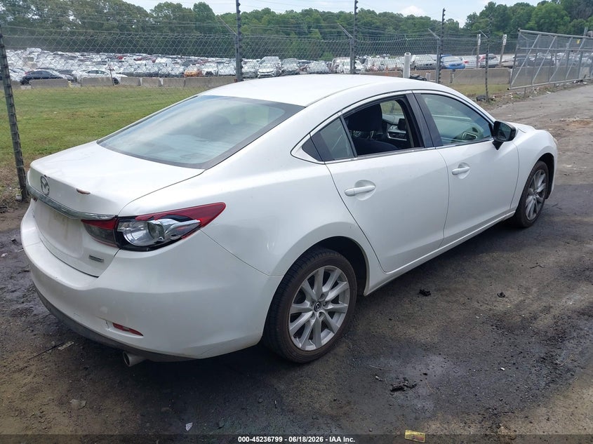 Vin: jm1gj1u50g1446953, lot: 45734590, mazda mazda6 i sport 20164