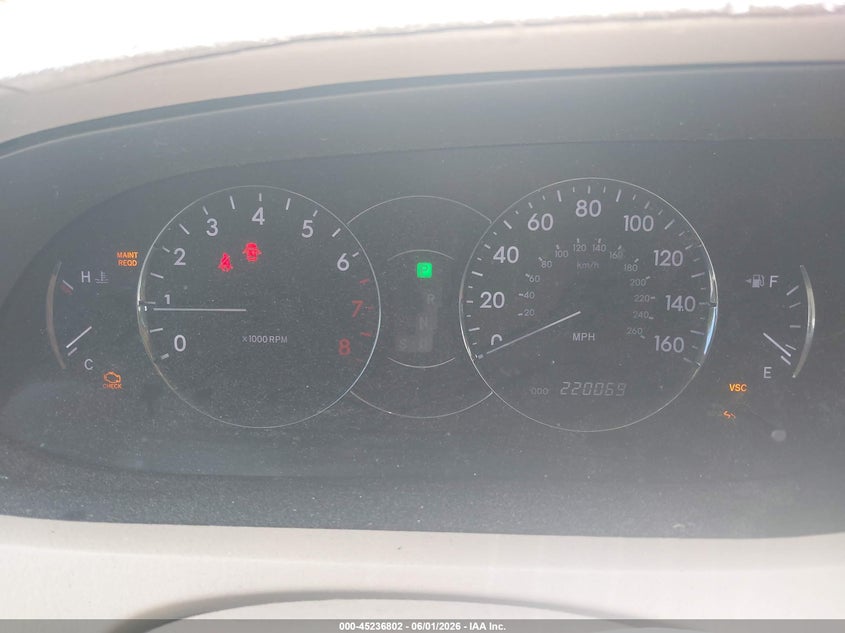 2005 Toyota Avalon Limited VIN: 4T1BK36B55U001945 Lot: 45236802
