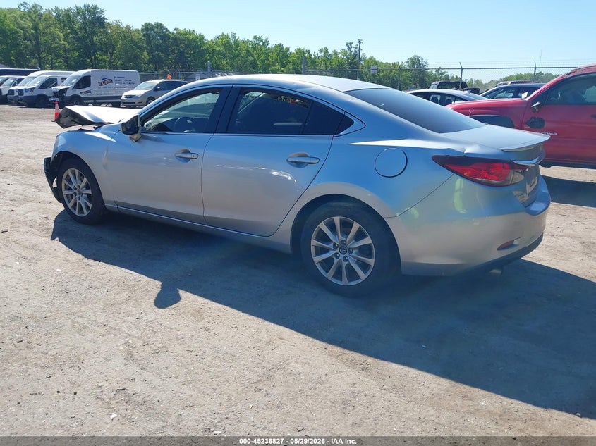 Vin: jm1gj1u56g1449162, lot: 45734618, mazda mazda6 i sport 20163