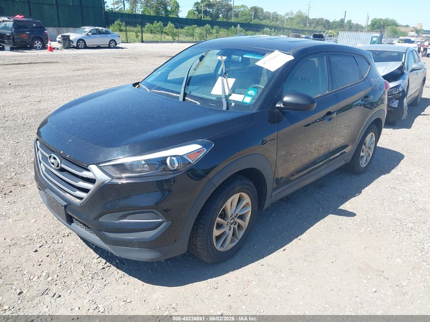 Vin: km8j2ca48ju792003, lot: 45734652, hyundai tucson se 20182
