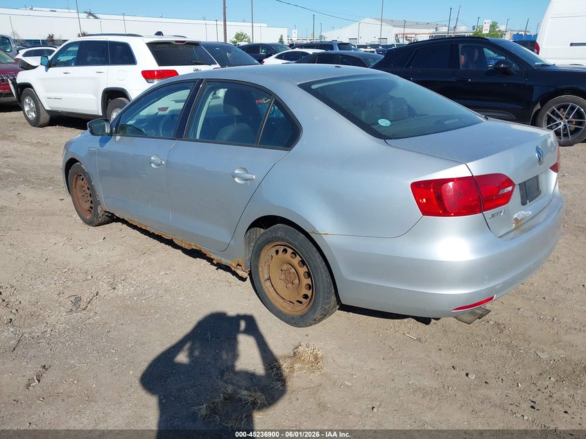 Vin: 3vwdz7aj4bm340773, lot: 45734691, volkswagen jetta 2.5l se 20113