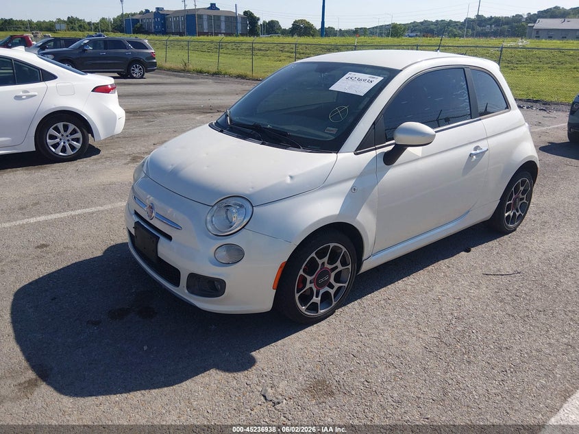 Vin: 3c3cffbrxct113444, lot: 45734729, fiat 500 sport 20122