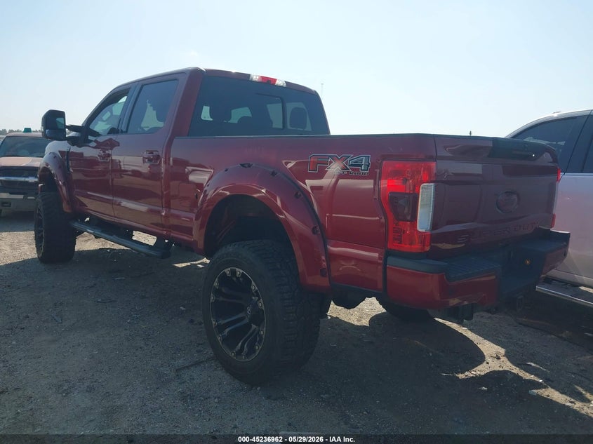 Vin: 1ft7w2bt9jeb27690, lot: 45734753, ford f-250 lariat 20183