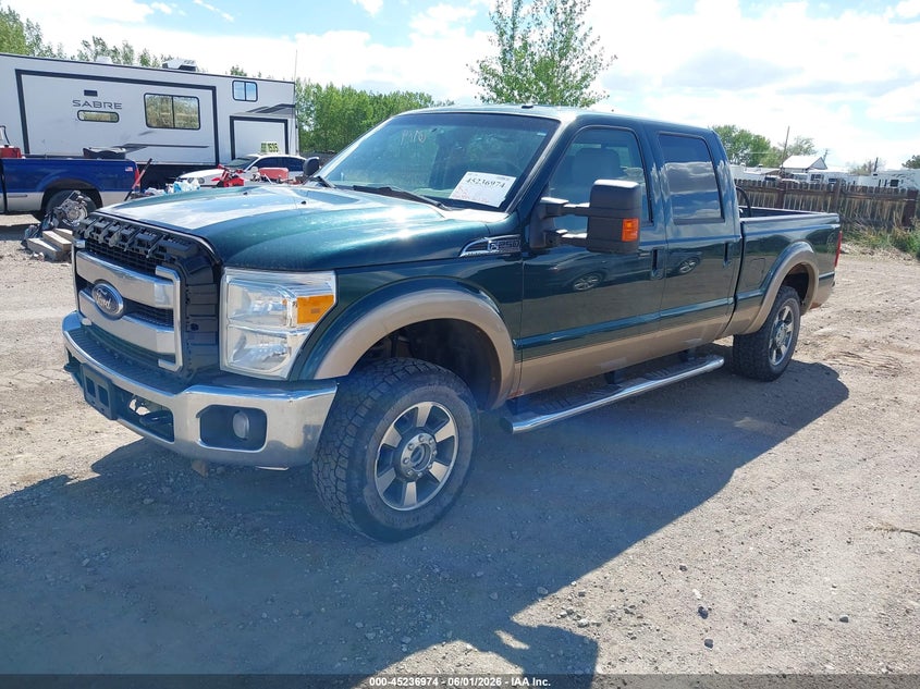 Vin: 1ft7w2b63cea79875, lot: 45734765, ford f-250 lariat 20122