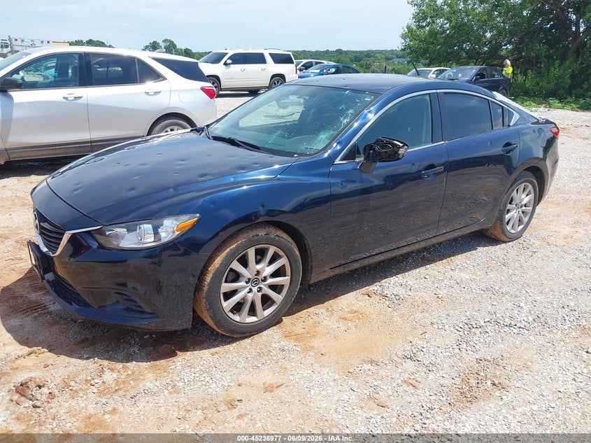 Vin: jm1gj1u57g1442818, lot: 45734768, mazda mazda6 i sport 20162