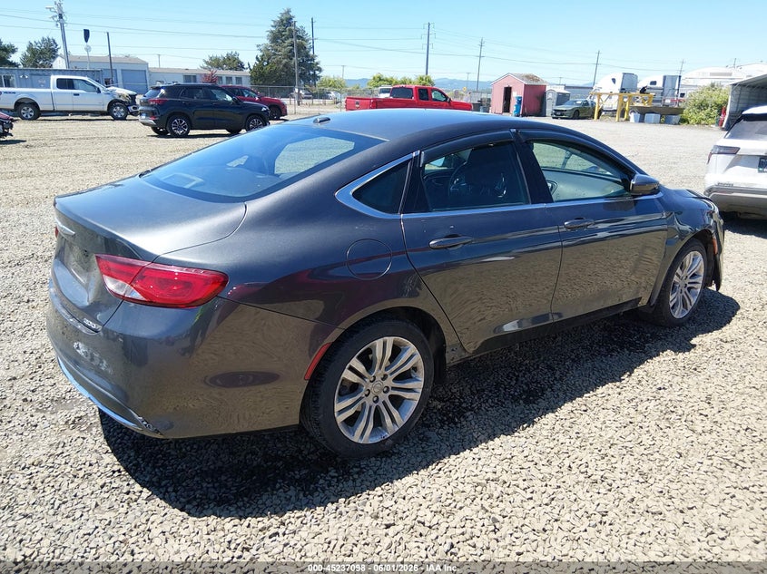 Vin: 1c3cccab0fn562325, lot: 45734889, chrysler 200 limited 20154