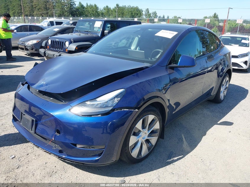 Vin: 7saygdee7nf358587, lot: 45734891, tesla model y long range dual motor all-wheel drive 20222