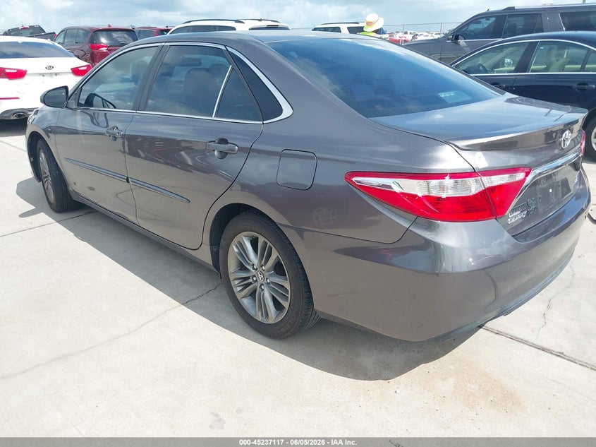 Vin: 4t1bf1fk3hu297223, lot: 45734908, toyota camry se 20173