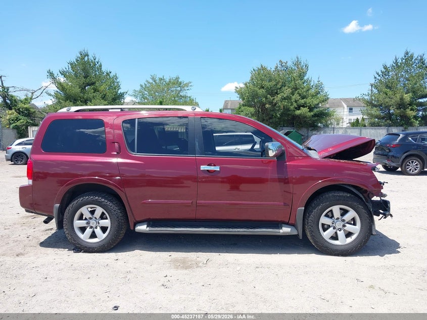 2012 Nissan Armada Sv VIN: 5N1AA0NC1CN616233 Lot: 45237187